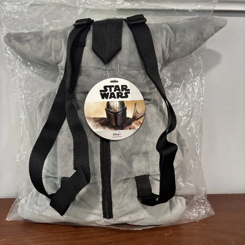 The Child Star Wars Baby Yoda Grogu Mandalorian 3D Plush Backpack Bag Cosplay